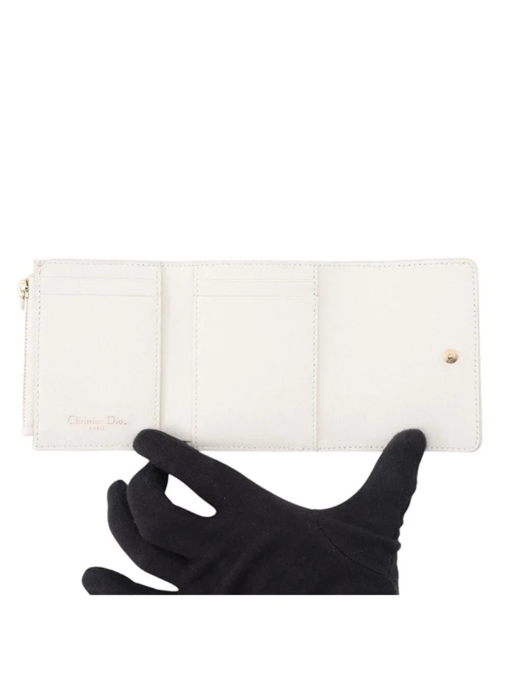 Dior Trifold Wallet 30 Montaigne Lotus Bicolor